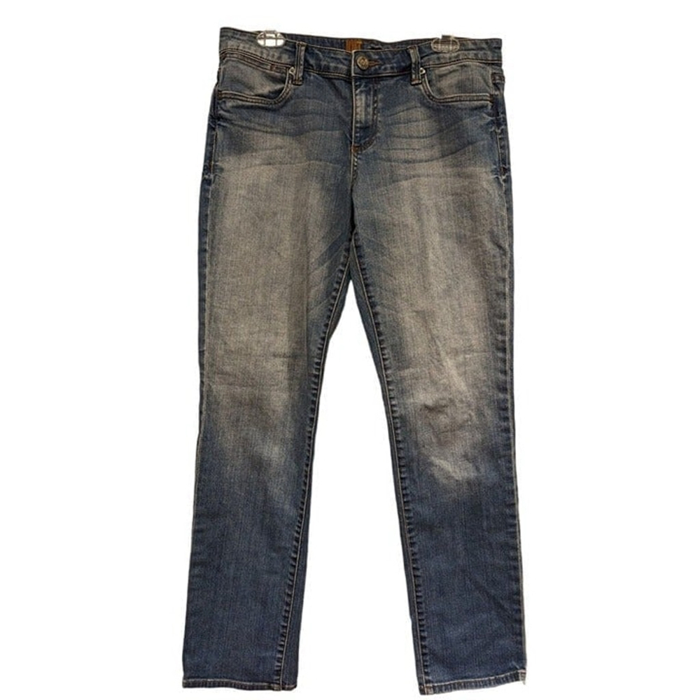 Kut From The Kloth Women's Jeans Size 10, Med Wash, straight, Style KP886MA1N